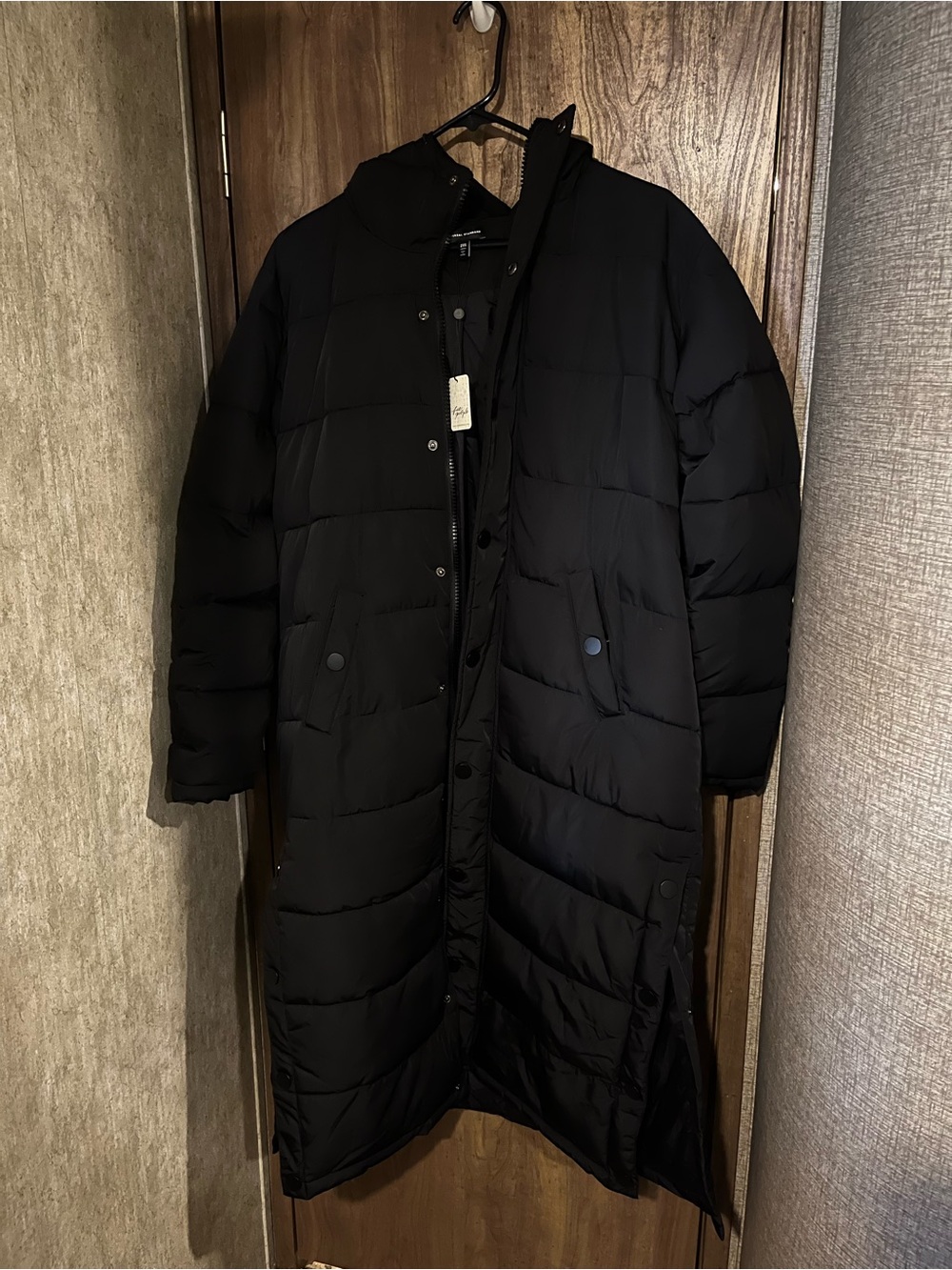 NWT Free People x Universal Standard Black Puffer Coat